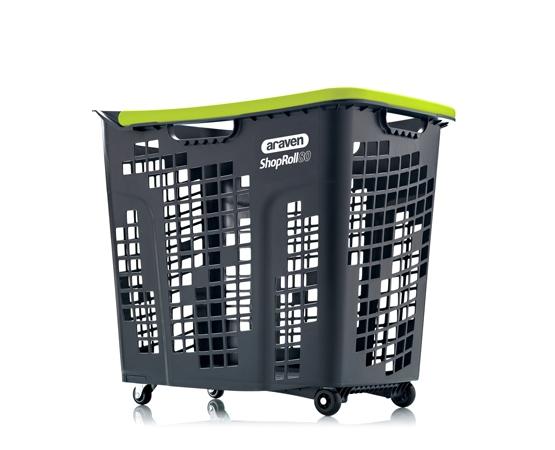 Cesta con ruedas 80 L para supermercados Distoc