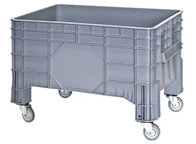 Contenedor industrial 220 L con ruedas